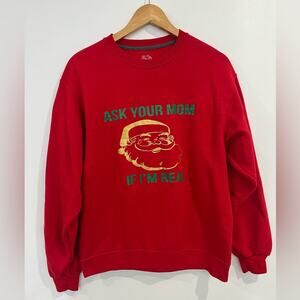 Christmas Holiday Funny Santa M Sweatshirt Ugly Sweater